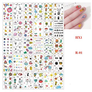 Bộ 30 miếng dán, hình xăm HX1
