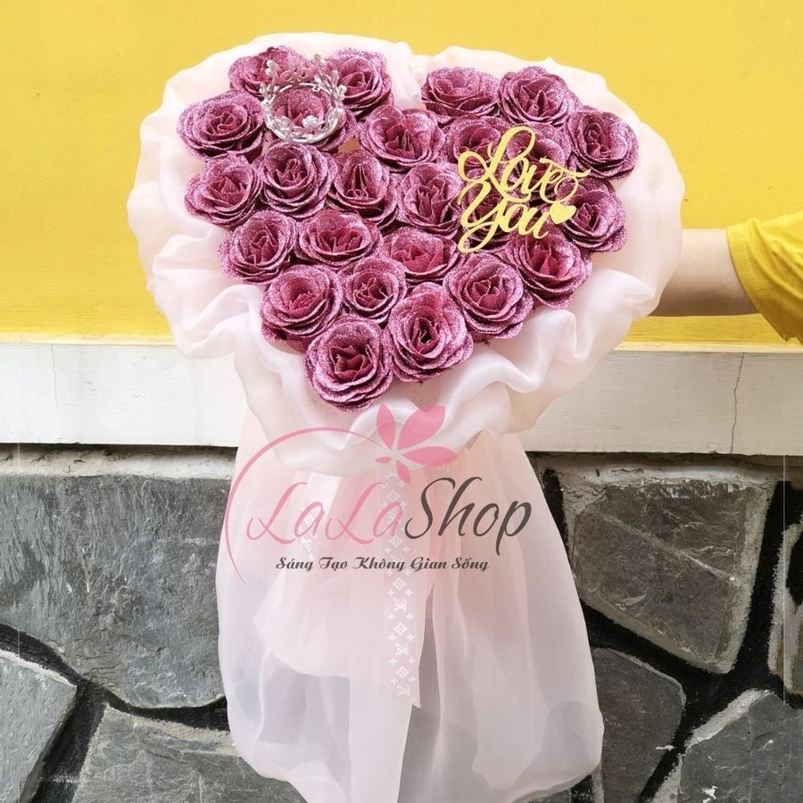 Bó hoa hồng sáp thơm dùng làm quà tặng valentine và 8/3 cho người yêu - Hàng cao cấp lưu hương lâu (Có xuất hóa đơn đỏ)