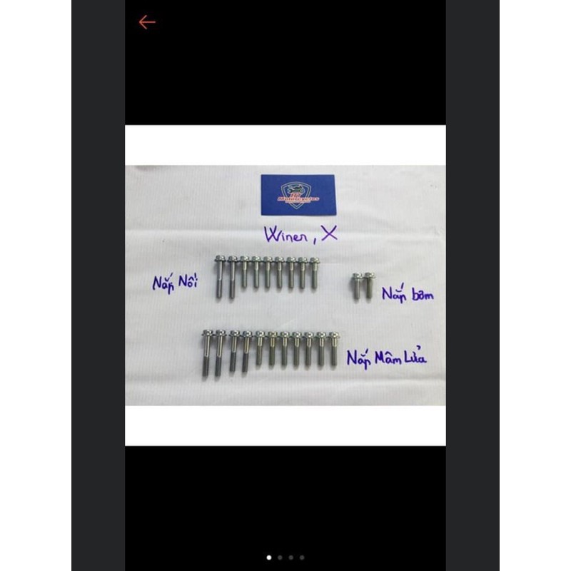 Bộ ốc Cub 125 cho Funeo , Winer , sonic . shvn 2017 - 2020 , Ab , Click , Vario