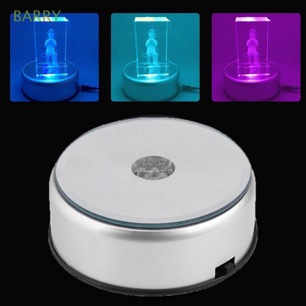 Đế đèn 7 bóng LED có thể xoay trưng bày quà tặng/đồ trang trí kèm bộ chuyển đổi DIY