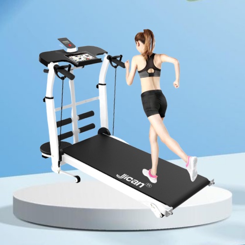 Máy chạy bộ tại nhà loại máy tập chạy cơ đa năng mẫu mới 5 in 1 tặng kèm đĩa xoay eo mông 360 cao cấp