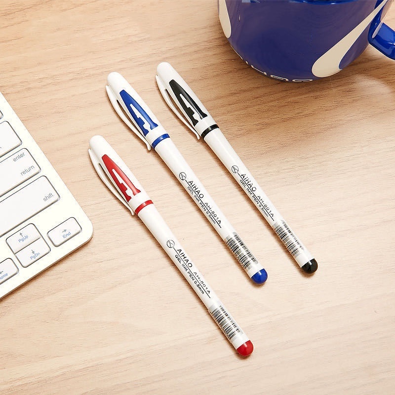 Bút bi nước chữ A AIHAO AH-801A Và Ruột thay thế AH-650