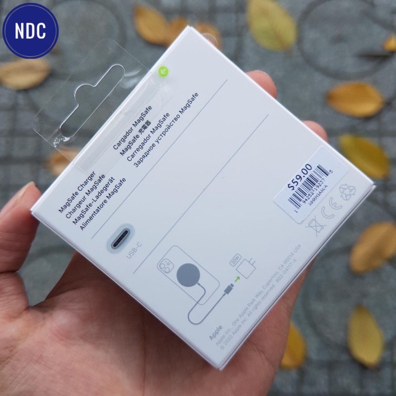 Sạc Không Dây MagSafe Cho iPhone Và Các Dòng Máy Hỗ Trợ Sạc Nhanh Không Dây Chuẩn Qi