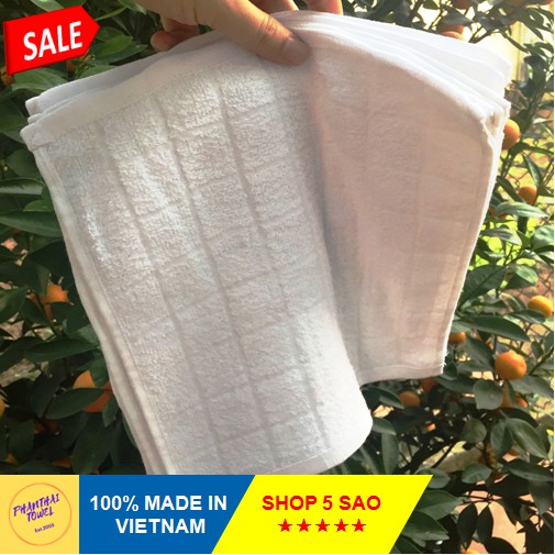 [HÀNG LOẠI 1] Khăn ăn nhà hàng/ vuông trắng/ đa năng - 26cmx26cm (23g) | BigBuy360 - bigbuy360.vn