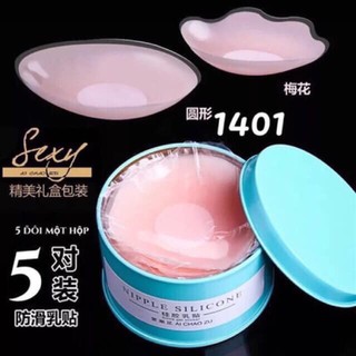 Hộp 10 miếng dán ngực silicon ( 5 đôi)