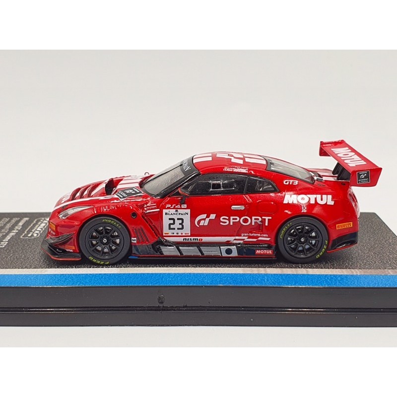 Xe Mô Hình Nissan GT-R Nismo GT3 Blancpain GT Series Endurance Cup 2018 Tỉ lệ 1:64 Hãng sản xuất Tarmac Works ( Đỏ )