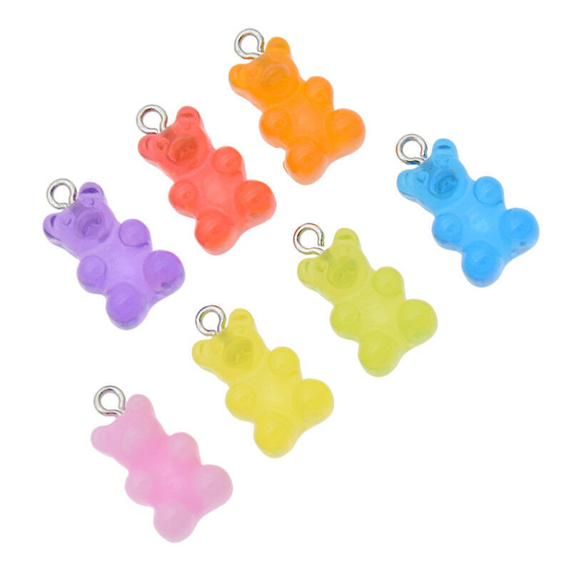Mặt dây chuyền hình chú gấu kích thước 1.7x1.1cm