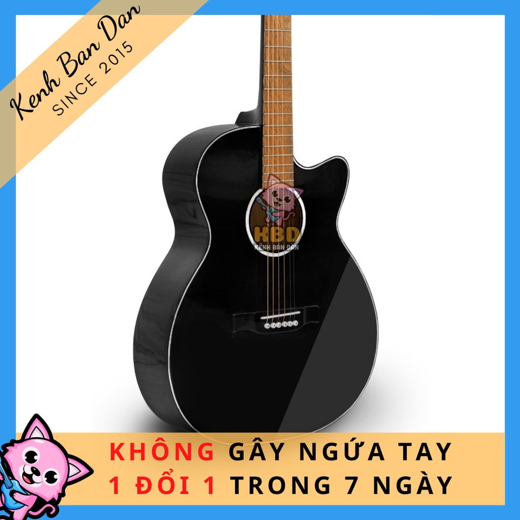 [FREE SHIP] Đàn Guitar acoustic Cao cấp Siam Sound chất liệu gỗ nhập khẩu Thái Lan cần tặng kèm phụ kiện