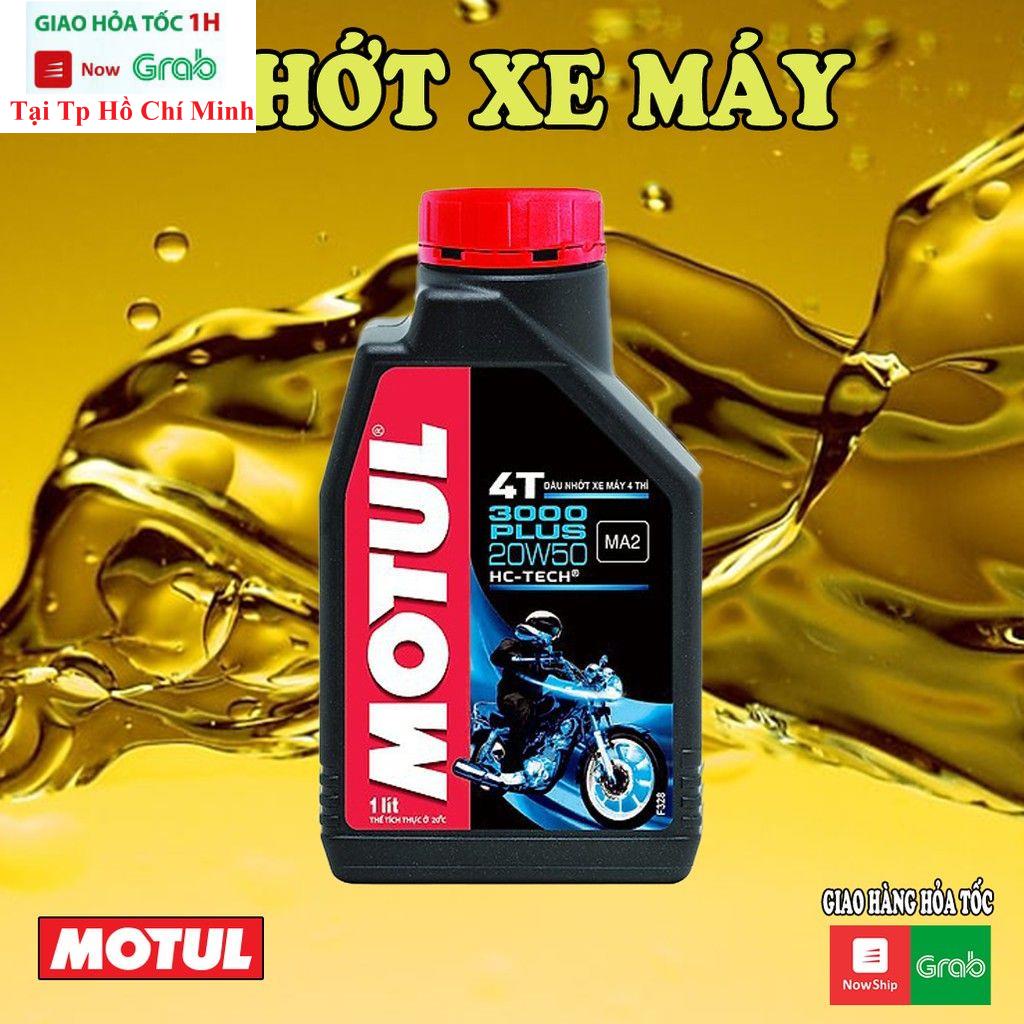 Nhớt Xe Số Motul 3000 Plus 4T 20W50 Dung Tích 0.8L Chính Hãng