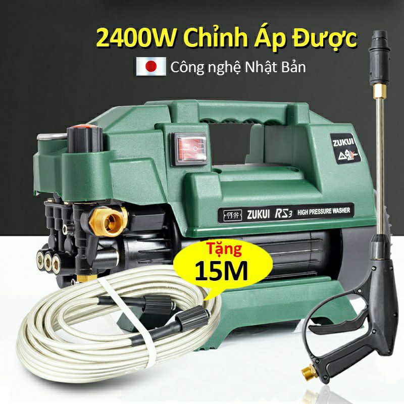 MÁY RỬA XE CHỈNH ÁP 2400W CÔNG NGHỆ NHẬT BẢN