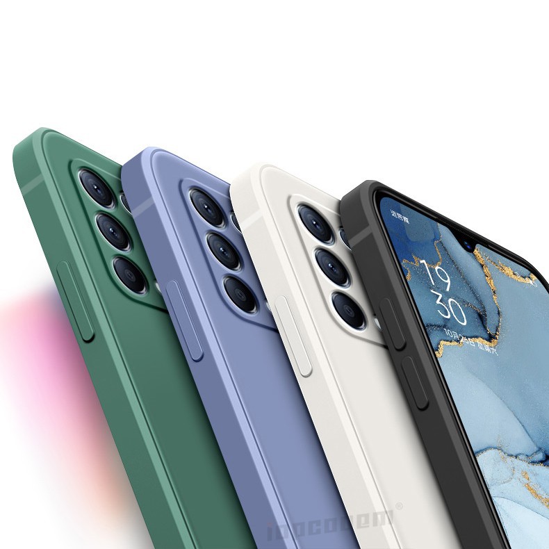 Ốp điện thoại silicon màu trơn cho Oppo Reno 5 4g 5g Reno 4 Pro 4f Reno4 Se Realme C1