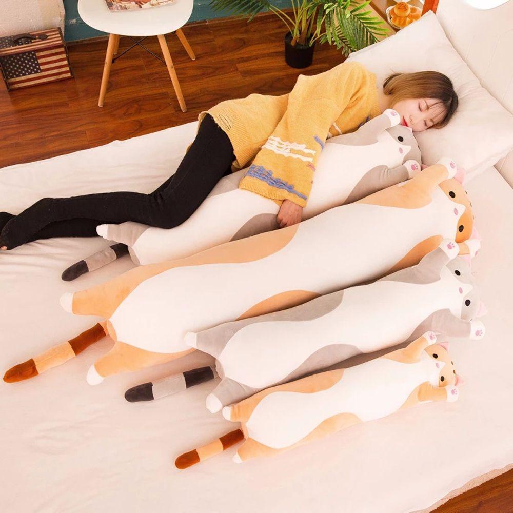 Gối Ngủ Nhồi Bông Cotton Mềm Mại Hình Thú Dễ Thương Trang Trí Nhà Cửa / Văn Phòng