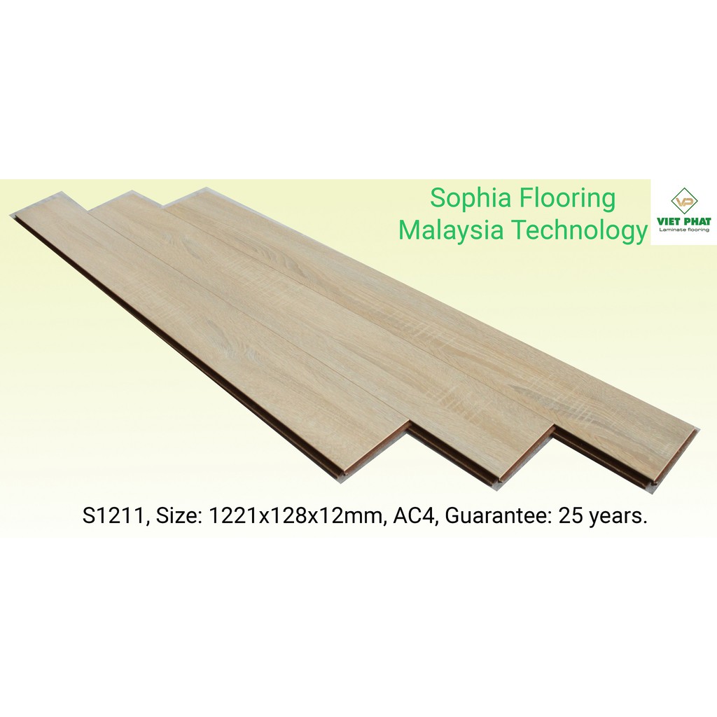 Sàn gỗ công nghiệp 12mm bề mặt laminate siêu chịu nước- số lương có han!!!