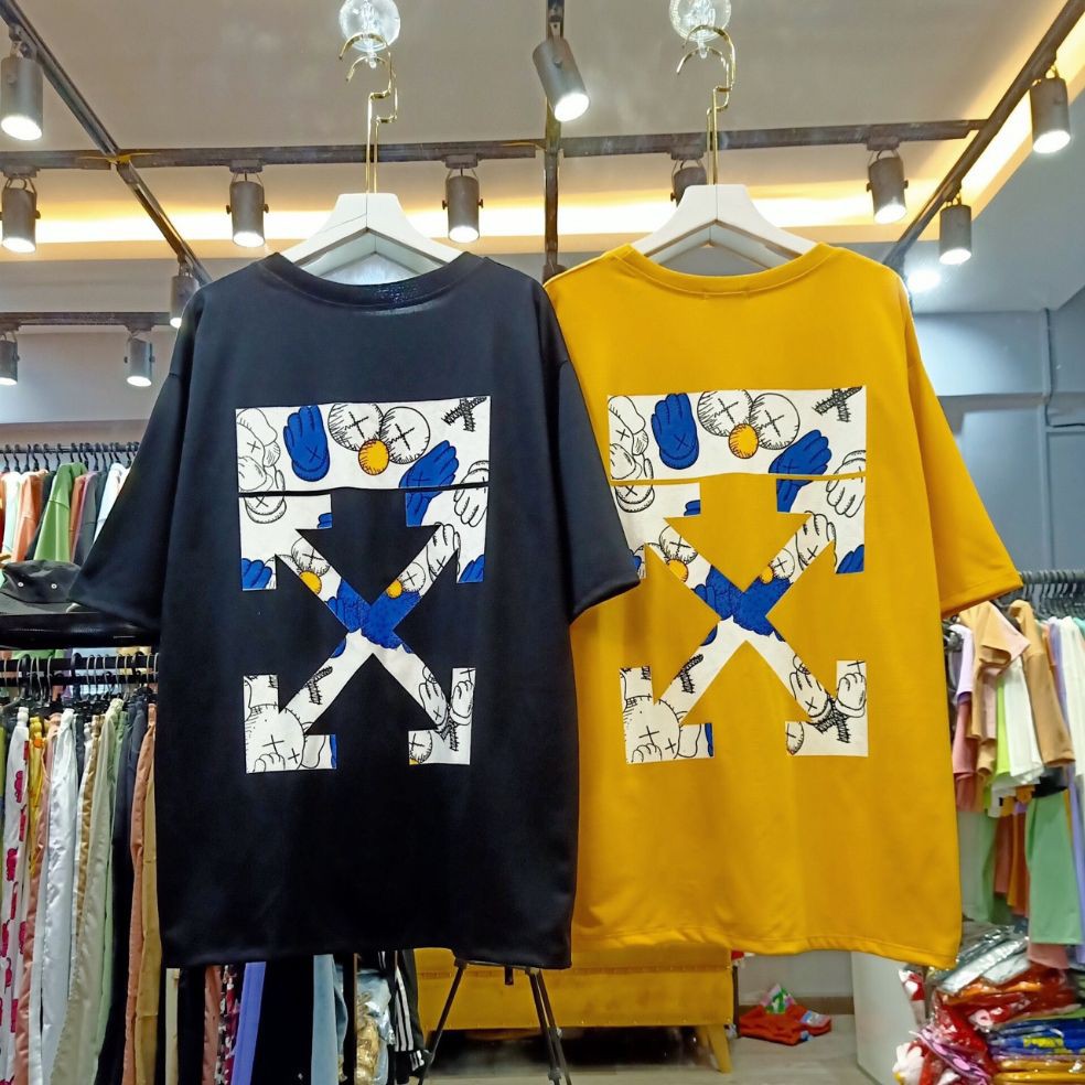 ÁO PHÔNG OFF-WHITE KAWS UNISEX