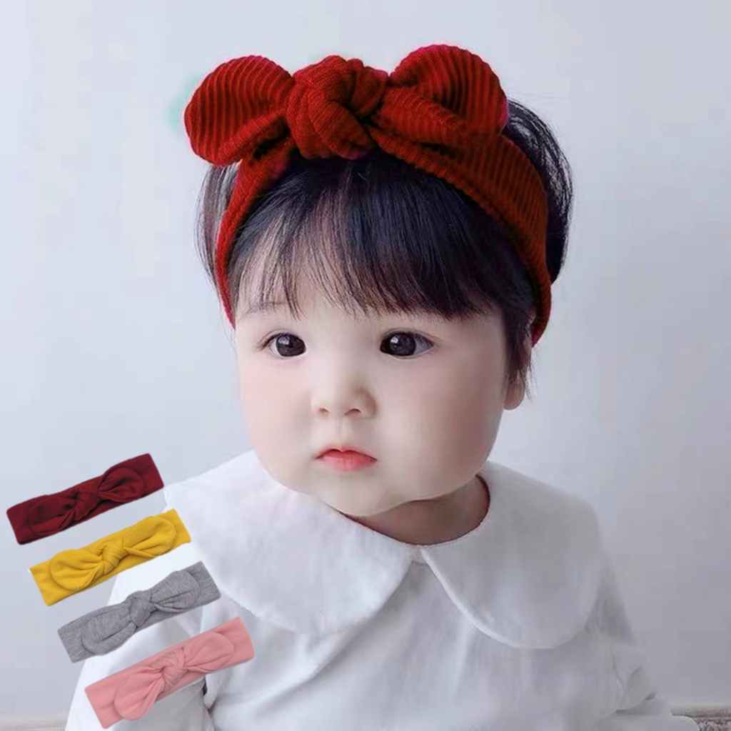 Turban Cho Bé, Bờm Tóc xinh, Vải Tăm mềm, siêu co giãn, mềm mại, an toàn cho bé
