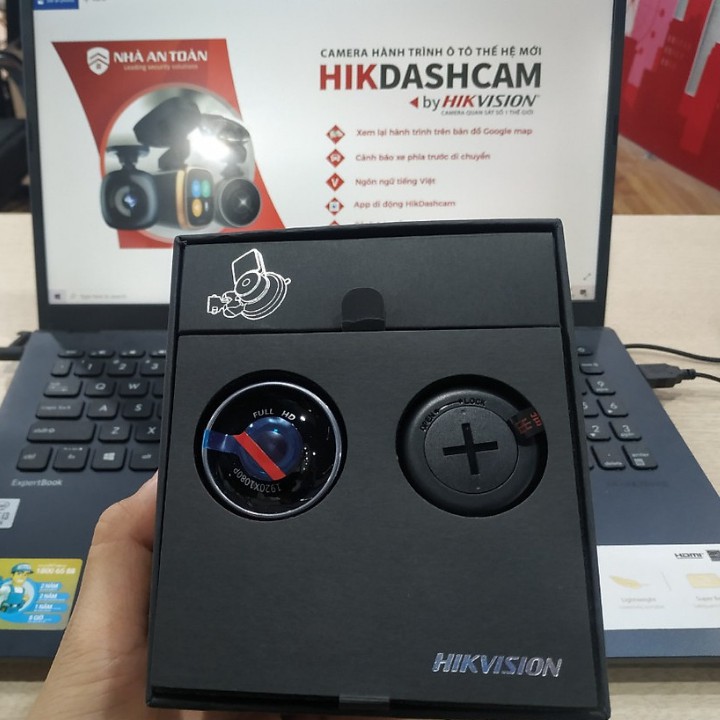 Camera hành trình Hikvision F3 Pro - Full HD, Tích hợp GPS + Cảm biến gia tốc , Công nghệ hỗ trợ lái xe thông minh