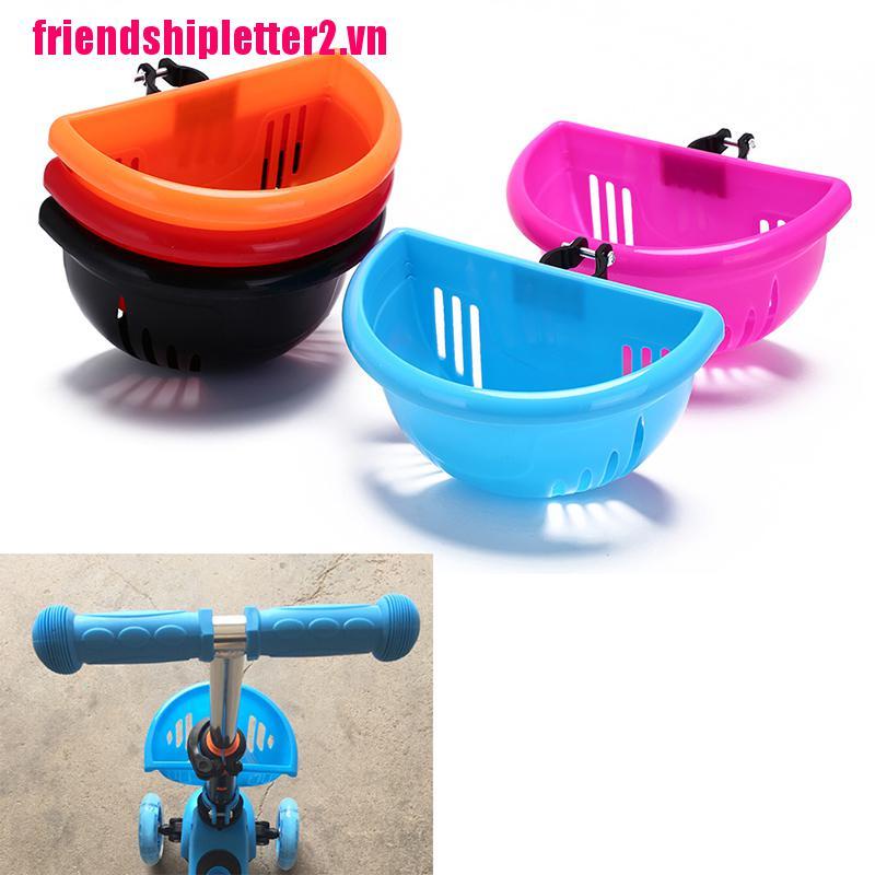 Giỏ nhựa đựng đồ gắn xe đạp trẻ em an toàn tiện dụng
