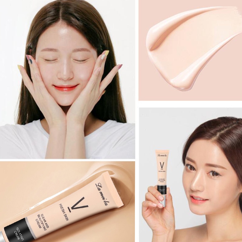 Kem Lót Che Khuyết Điểm Trong Suốt Dưỡng Ẩm Vô Hình Lỗ Chân Lông Lâu Trôi Cho Nữ