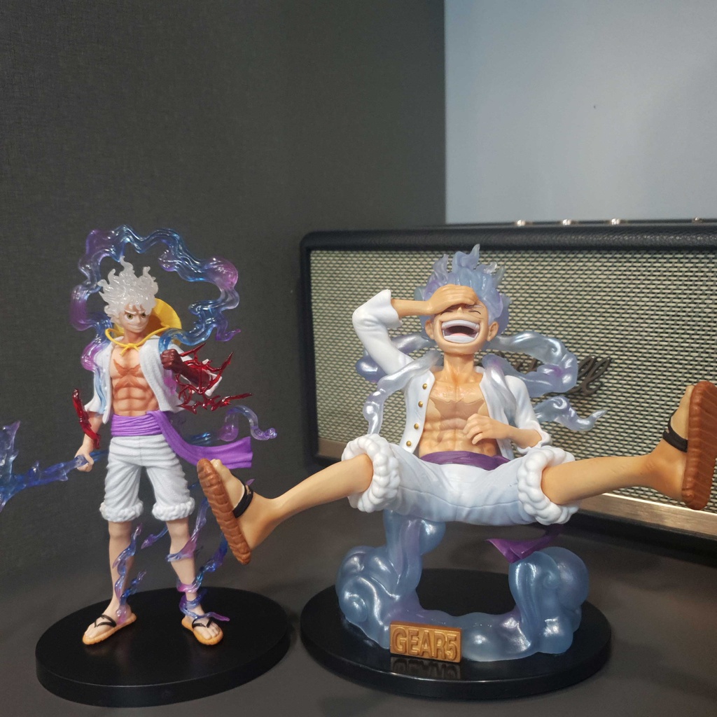 Figure / Mô hình Luffy Gear 5 Sun God Nika 18 cm có LED Ko Box