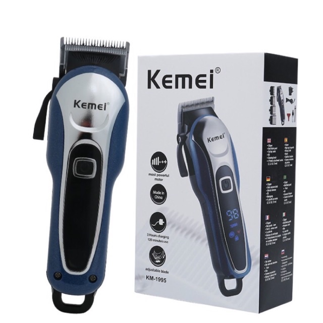 Tông đơ cắt tóc Kemei-1995 phiên bản mới nhất 2022 - Tăng đơ cắt tóc chuyên nghiệp