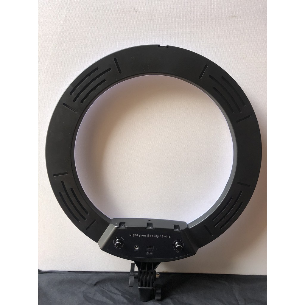 Đèn Livestream size 45 cm và chân 2m1 kèm điều khiển Hỗ Trợ Chụp Ảnh Make up Trang Điểm nhiều Chế Độ Sáng