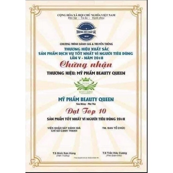 Serum collagen trắng hồng chính hãng beauty queen