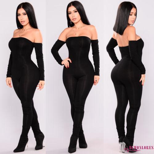 Jumpsuit ngắn trễ vai phối ren hoa cho nữ