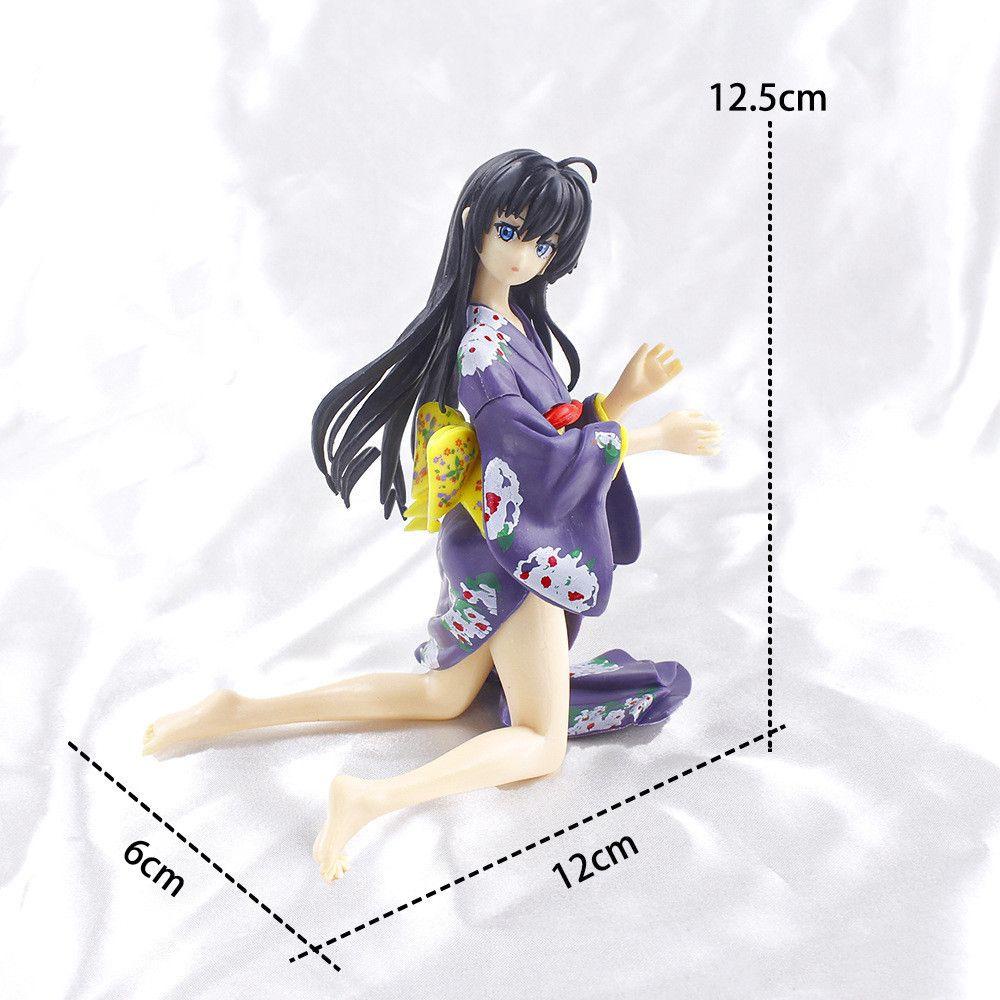 Mô Hình Nhân Vật Yukinoshita Yukino Mặc Kimono Yui Yuigahama PVC Trong My Teen Romantic Comedy SNAFU