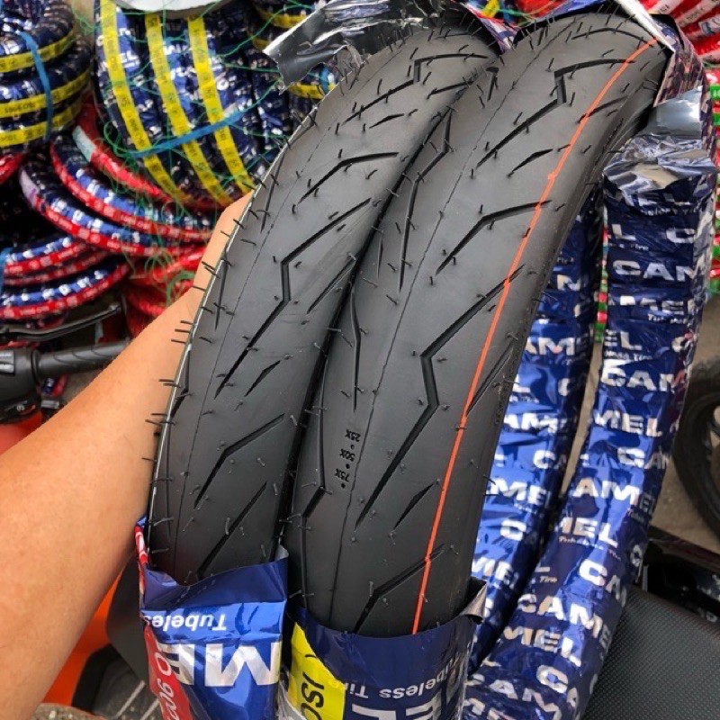 Vỏ camel không ruột cho xe tay ga 70-80/90/14