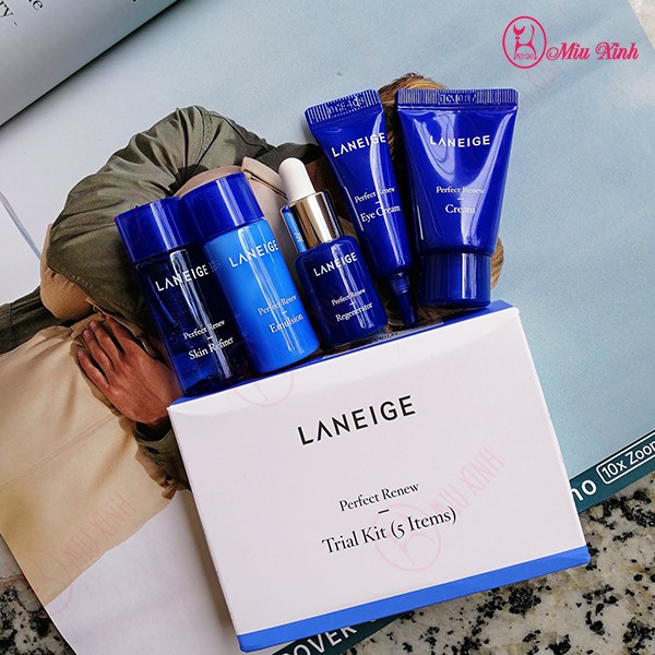 BỘ SẢN PHẨM DƯỠNG DA CHỐNG LÃO HÓA 5 BƯỚC [LANEIGE]