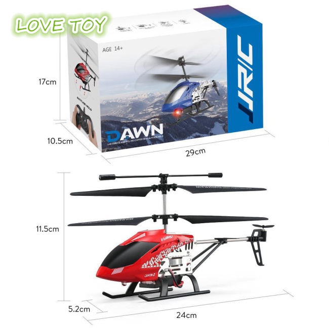 Máy Bay Trực Thăng Điều Khiển Từ Xa Nkodok JJRC Jx01 Rc 2.4ghz 3.5ch Gyro Có Đèn Led