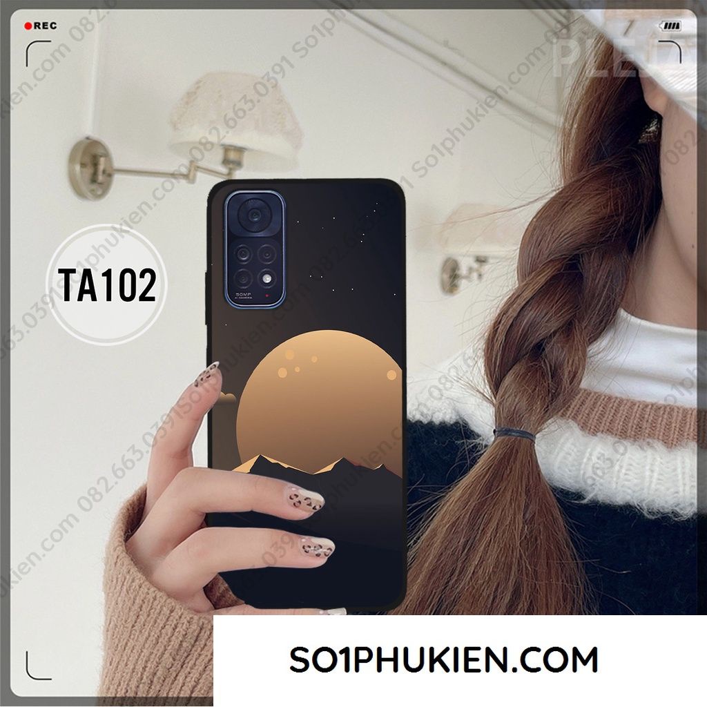 Ốp lưng Xiaomi Redmi Note 11 / Note 11s 4G dẻo đen in hình hành tinh vũ trụ ngân hà siêu đẹp.