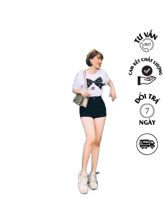 Quần đùi shorts kaki jeans LẬT LAI lưng cao tôn dáng khóa kéo có túi sau - P384