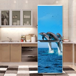 DECAL DÁN TRANG TRÍ TỦ LẠNH CÁ HEO