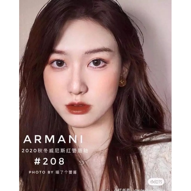 [ FULLSIZE 6.5ML - SẴN 208 ] Son kem Giorgio Armani Lip Maestro Liquid Lipstick các màu