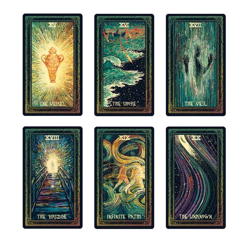 COSMA VISIONS Oracle Tarot Card Games Bộ Thẻ Bài Tarot Đồ Chơi Vui Nhộn