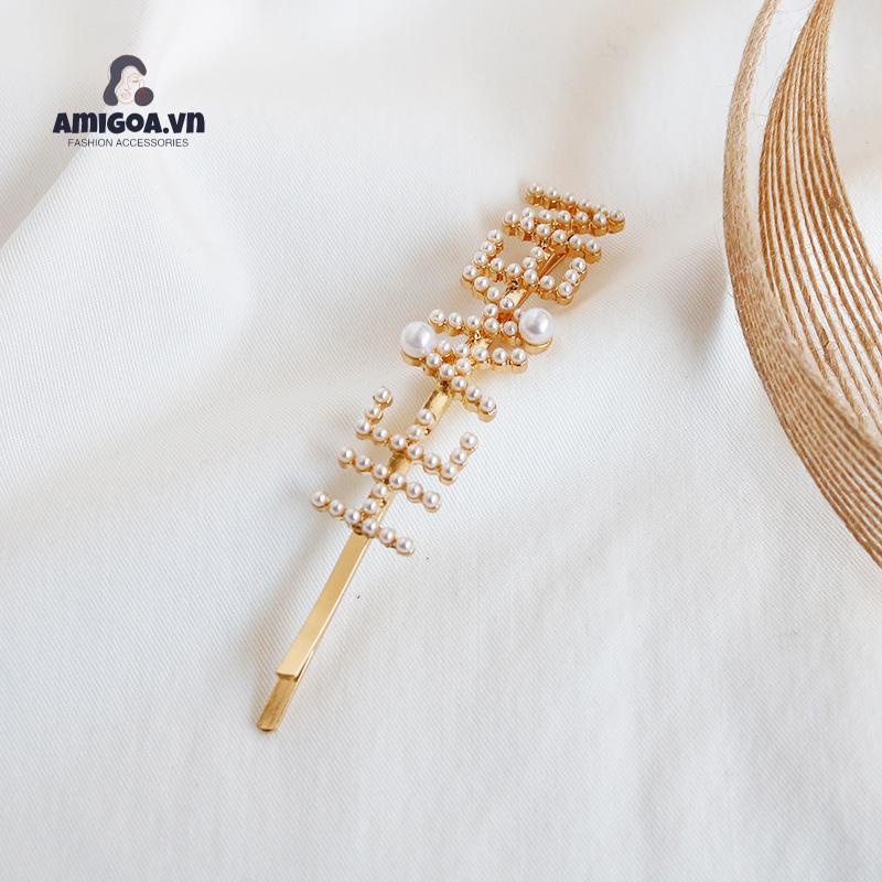 Kẹp Tóc Đính Ngọc Trai