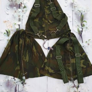 Áo lụp cu gáy ( không dây đeo) Vải thun.