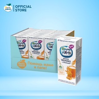 Thùng 12 Hộp Sữa bích quy Fruto Nyanya 200ml/hộp