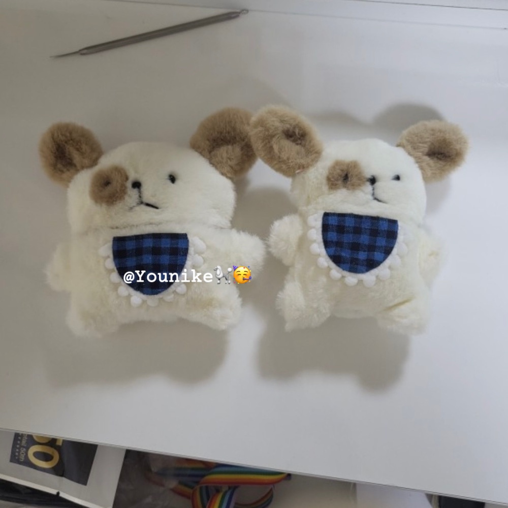 Vỏ Bảo Vệ Hộp Sạc Tai Nghe airpods Pro 3/ 2 Bluetooth Không Dây Hình Chú Cún Nhồi Bông Phong Cách Hàn Quốc Dễ Thương