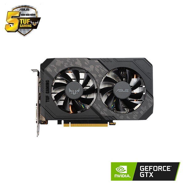 Vga Card màn hình ASUS TUF GTX 1660 Super-O6G GAMING (6GB GDDR6, 192-bit, DVI+HDMI+DP, 1x8-pin)