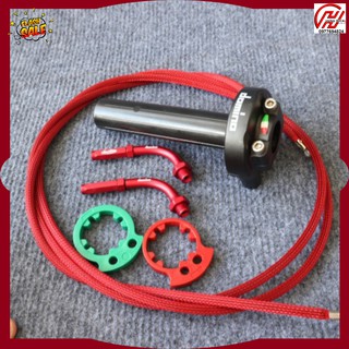 CÙM TĂNG TỐC DOMINO, DÂY GA THÁI, ỐNG GA NHÔM DOMINO ( ĐEN ĐỎ ) TẶNG KÈM BAO TAY NGẪU NHIÊN