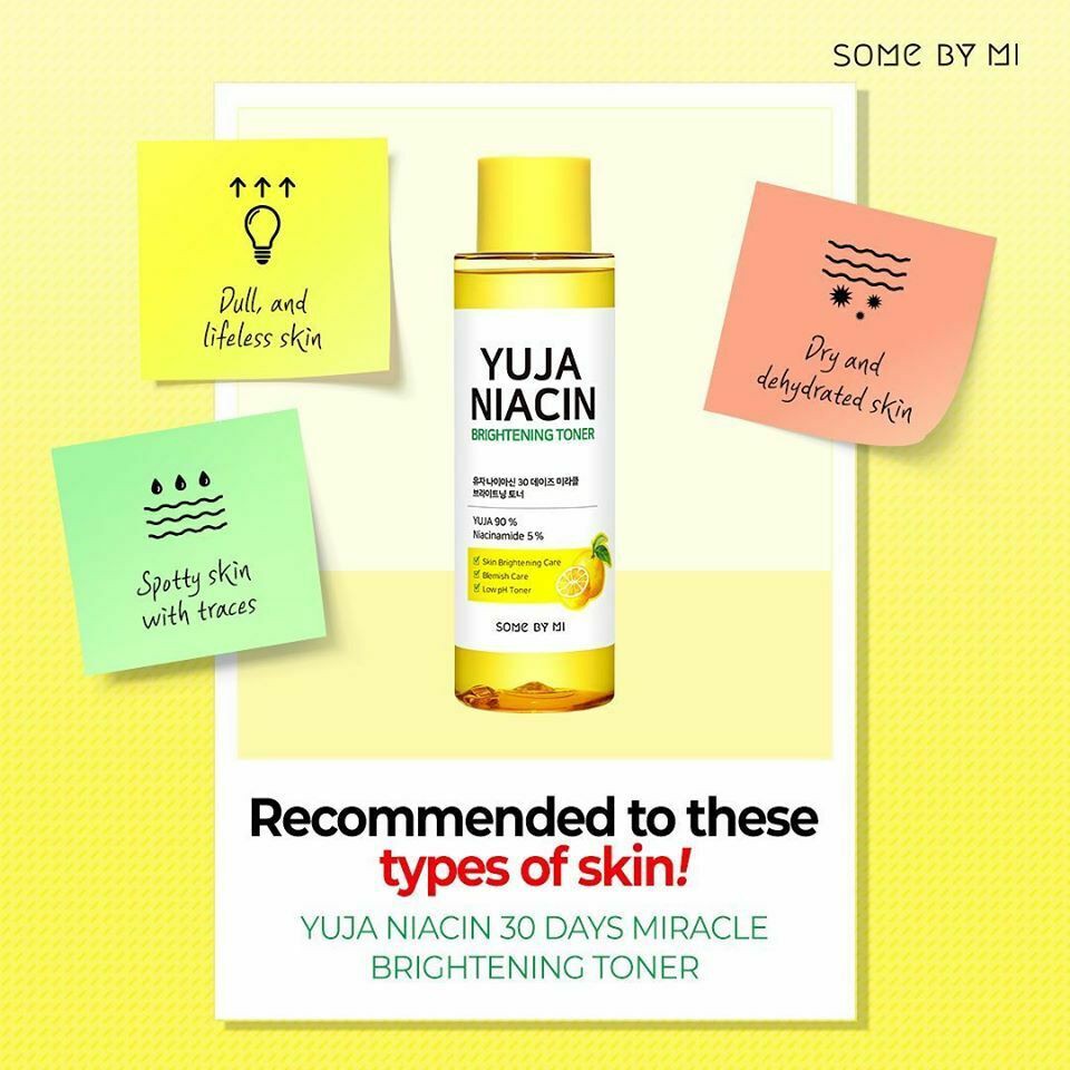 Some By Mi Toner Dưỡng Ẩm Sáng Da Ngăn Ngừa Lão Hóa Yuja Niacin Brightening Toner 150ml - 1989Store Phân Phối Chính Hãng