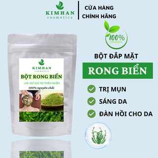 Bột Rong Biển Xanh Handmade - Giảm Mụn, Giảm Thâm, Ủ Tóc