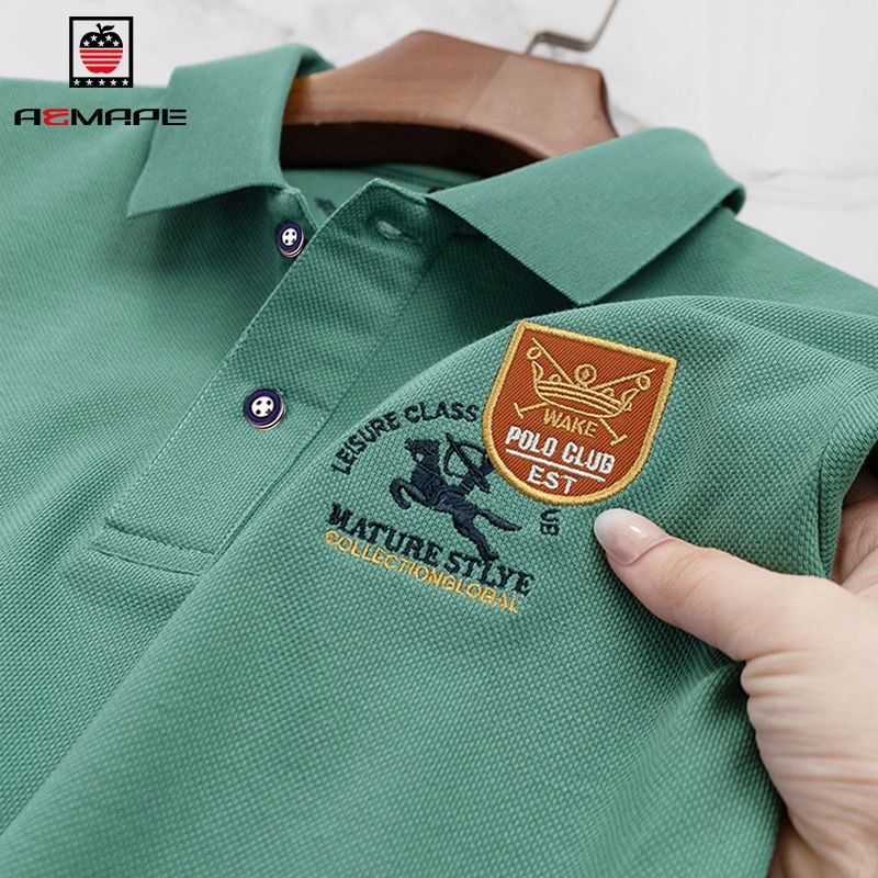 Áo Thun polo Tay Ngắn Plus Size Cho Nam