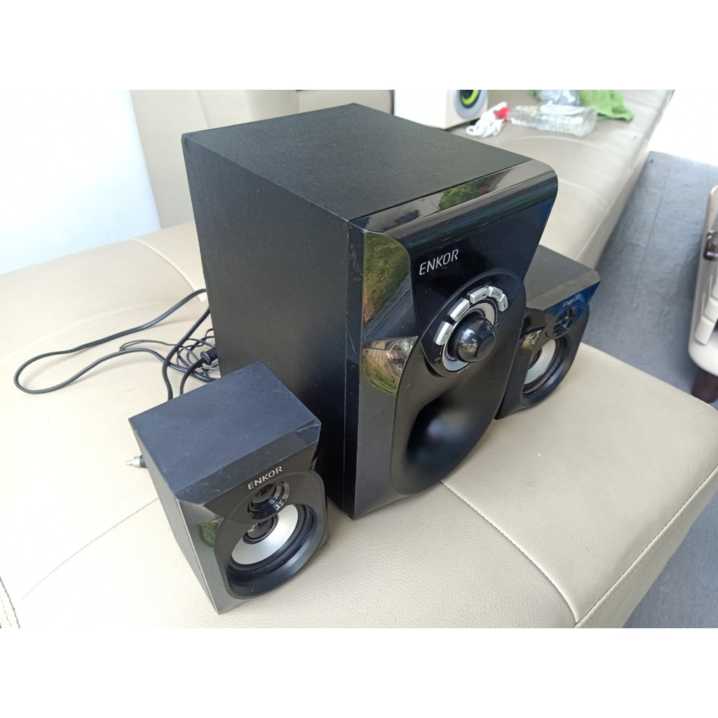 Loa vi tính Bluetooth Enkor R228 - 2.1 - Hàng Trưng Bày Chính Hãng