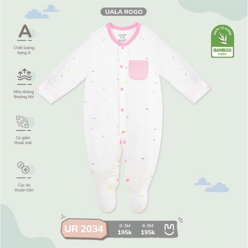 Bô body dài liền tất vải sợi tre Ualarogo Ur2034