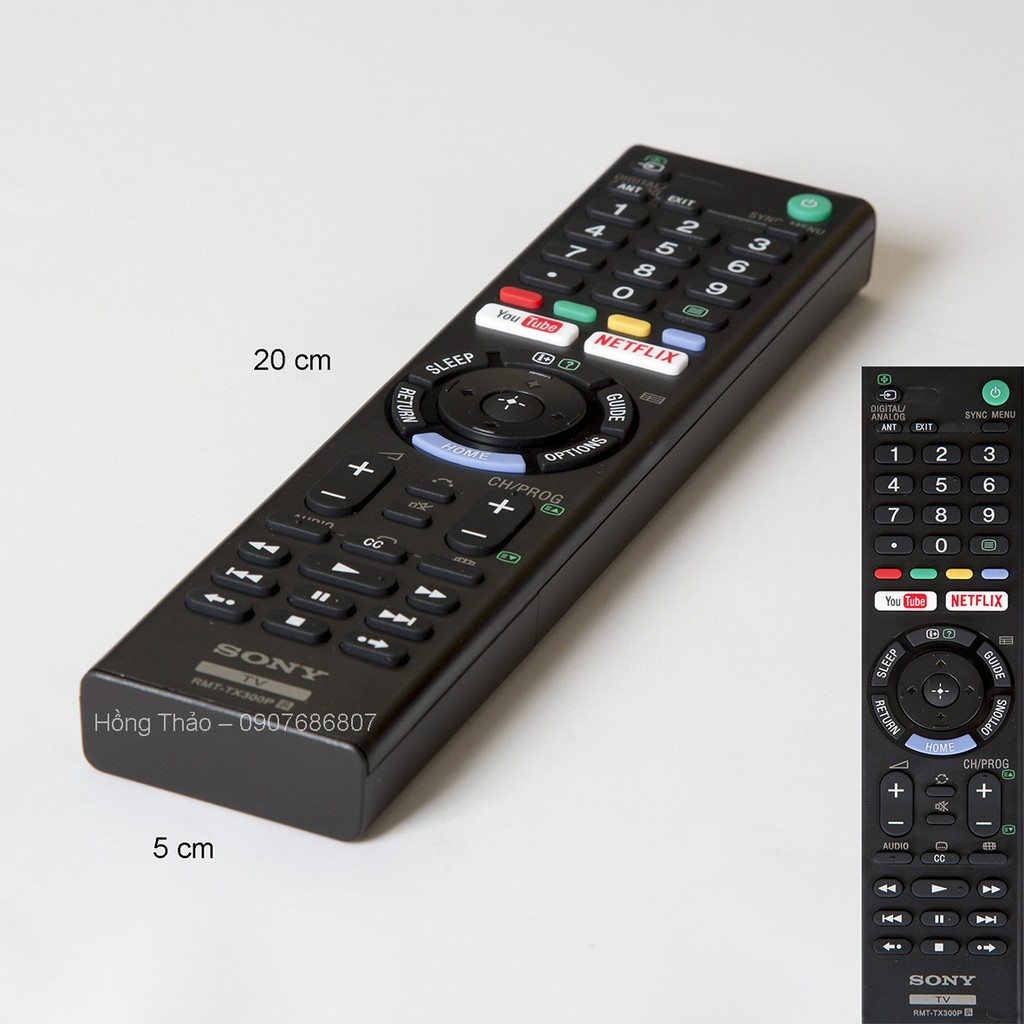 REMOTE ĐIỀU KHIỂN TIVI SONY SMART RMT-TX300P -TẶNG PIN [loại 1, Phím mềm xịn]