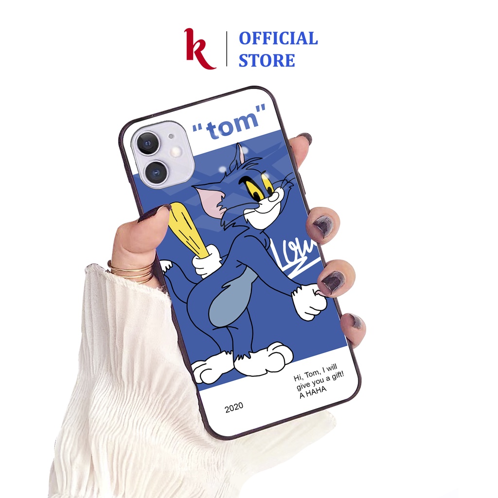 Ốp lưng iphone kính cao cấp mèo phản công case 14plus 14 pro max 13 12 promax 11 mini 6 6s 7 8 plus x xr xs Se