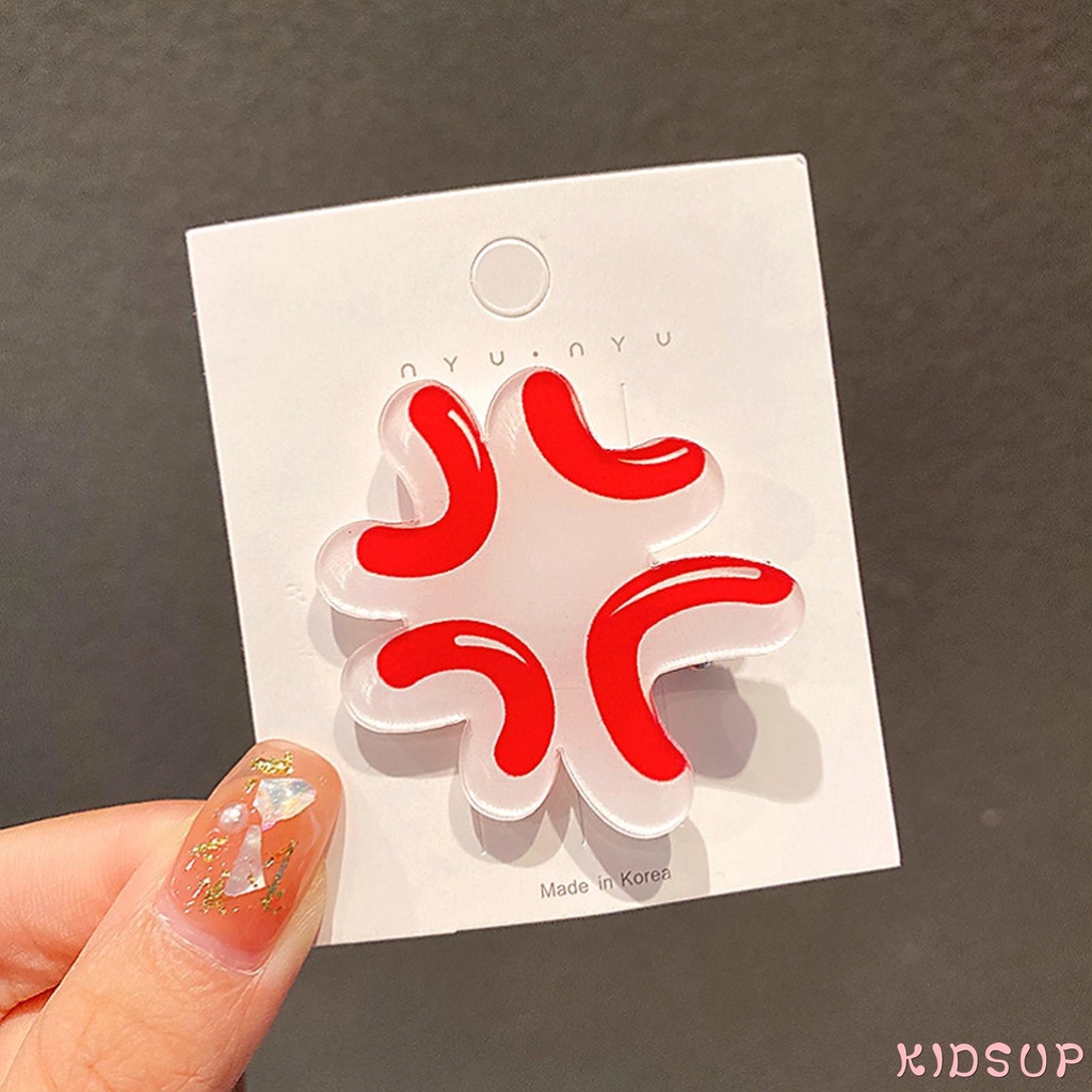Kẹp tóc hình mặt cười dễ thương cho bé gái